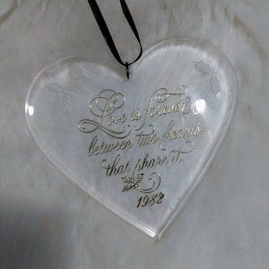 1982 Hallmark Love Ornament